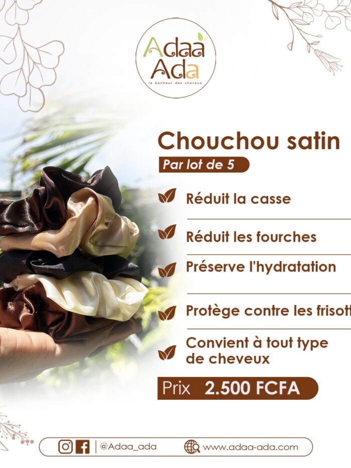 chouchou satin